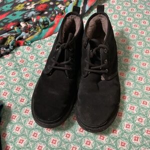 Men's Black Suede Shoes